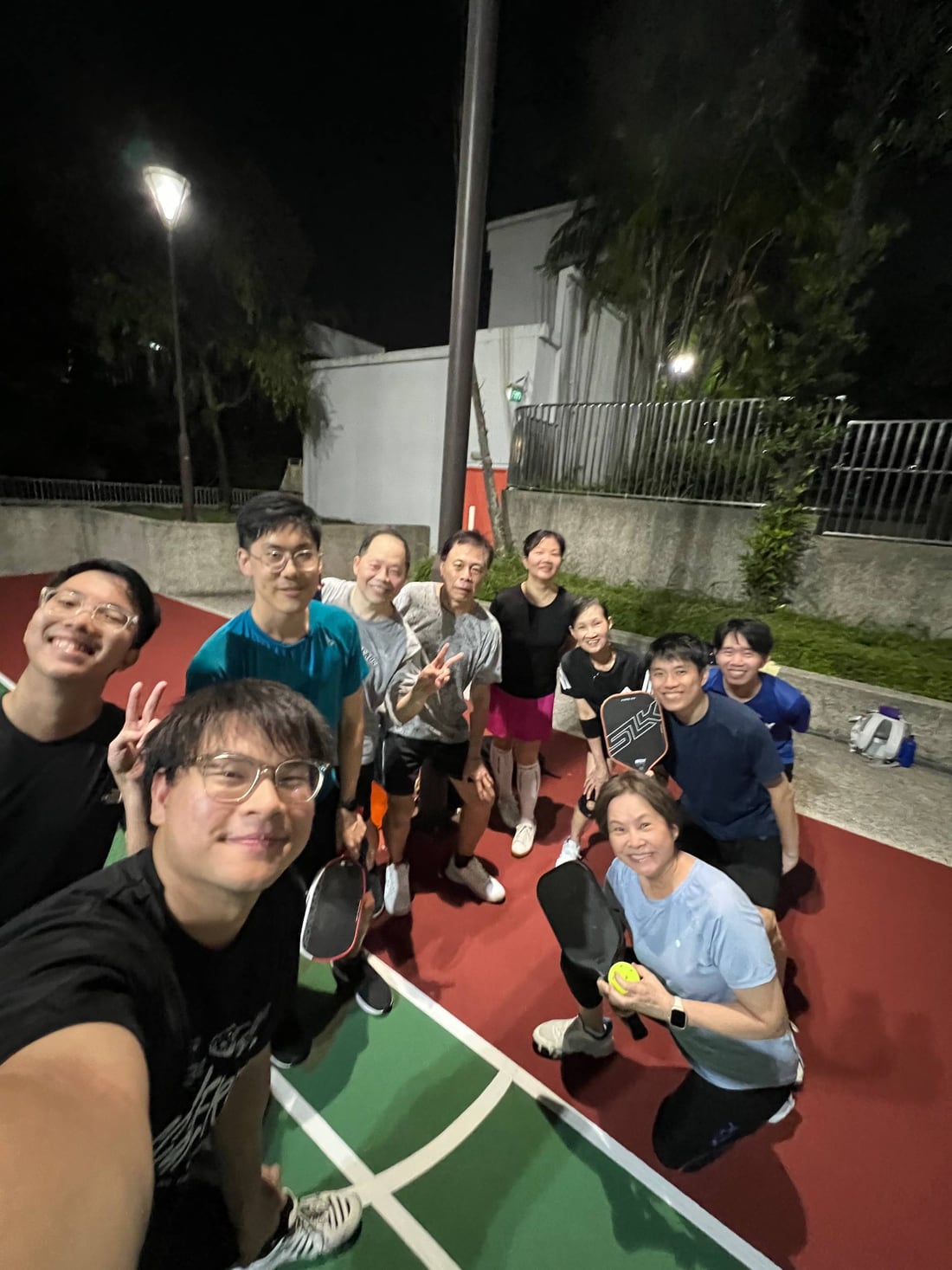 Batok Social Picklers players smiling after a social game